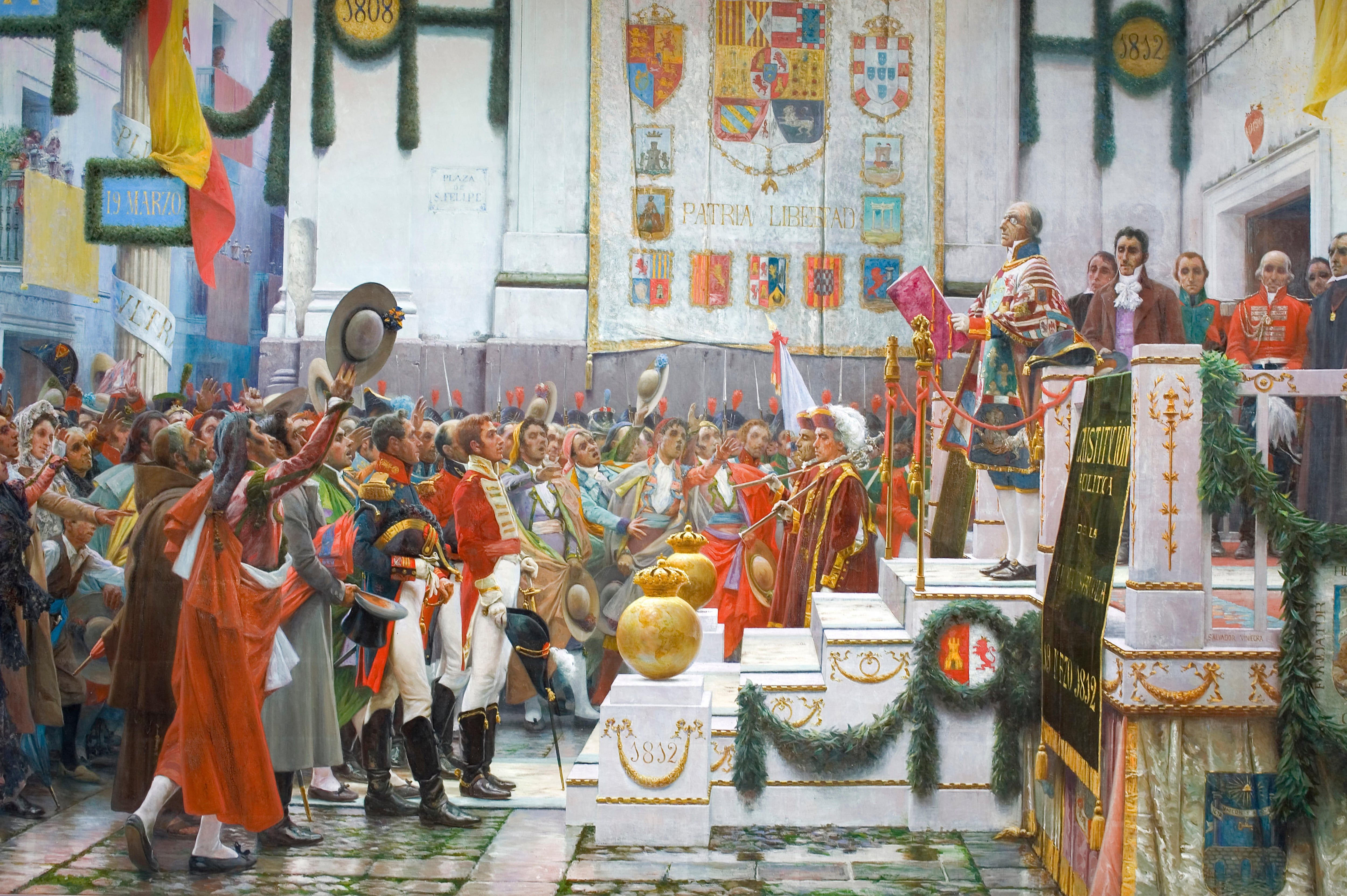 Universidade de Cádiz apresenta no Congresso um site com milhares de documentos da Constituição de 1812. Reprodução: Elpais