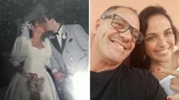 Casal celebra 36 anos de amor e união, começando sua história no Dia dos Namorados. Reprodução: Globo