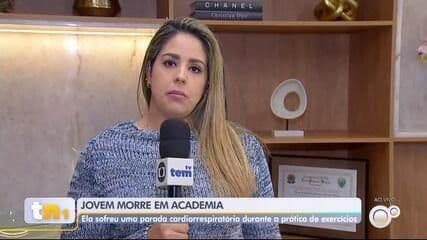 Polícia investiga morte de jovem após mal súbito em academia de Bocaina. Reprodução: Globo
