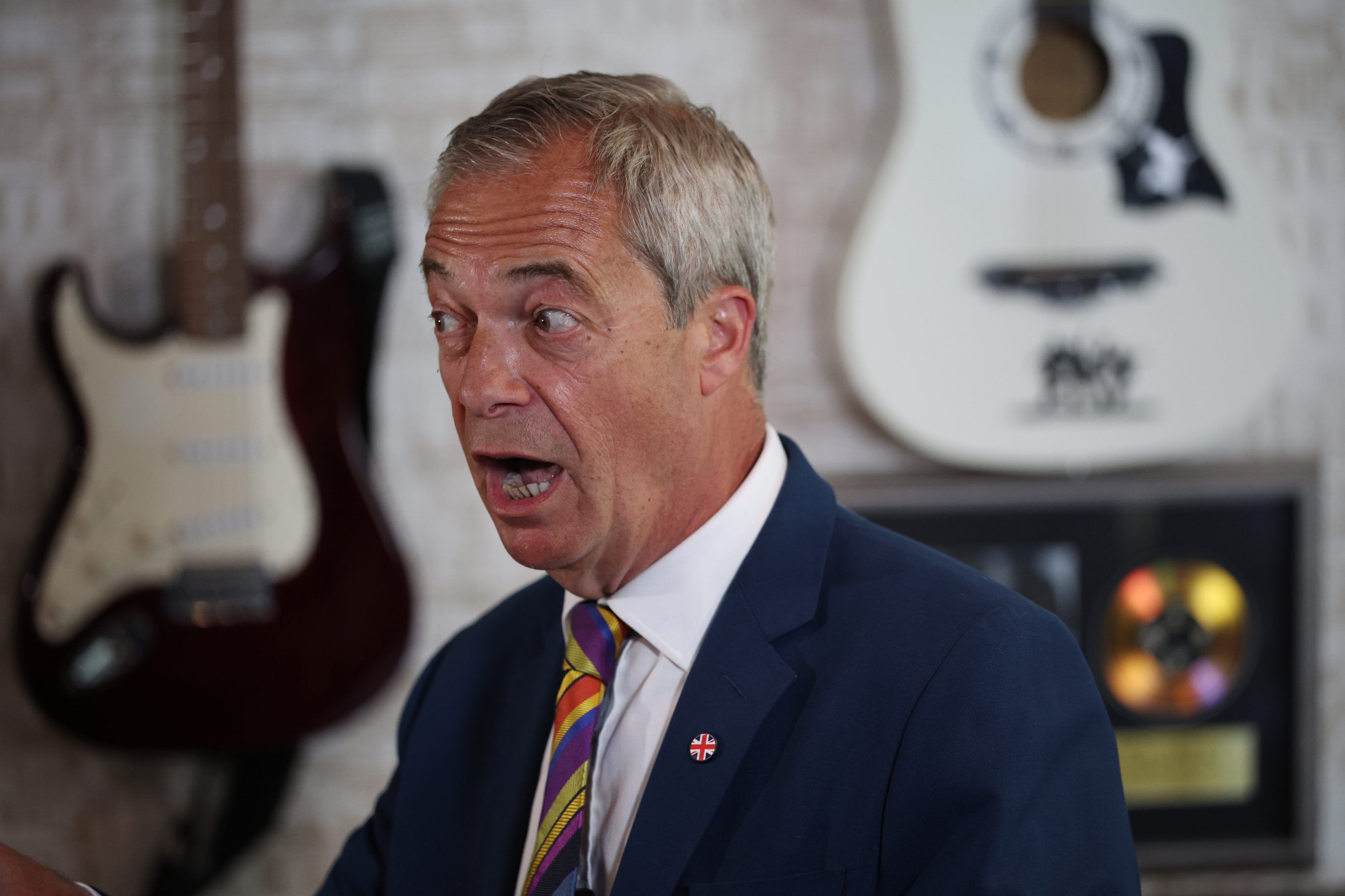 Farage, o homem que chacoalha o sistema: depois do Brexit, o governo - Foto: VEJA