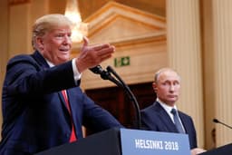 Trump afirma que Putin aceita forças de paz na Ucrânia
