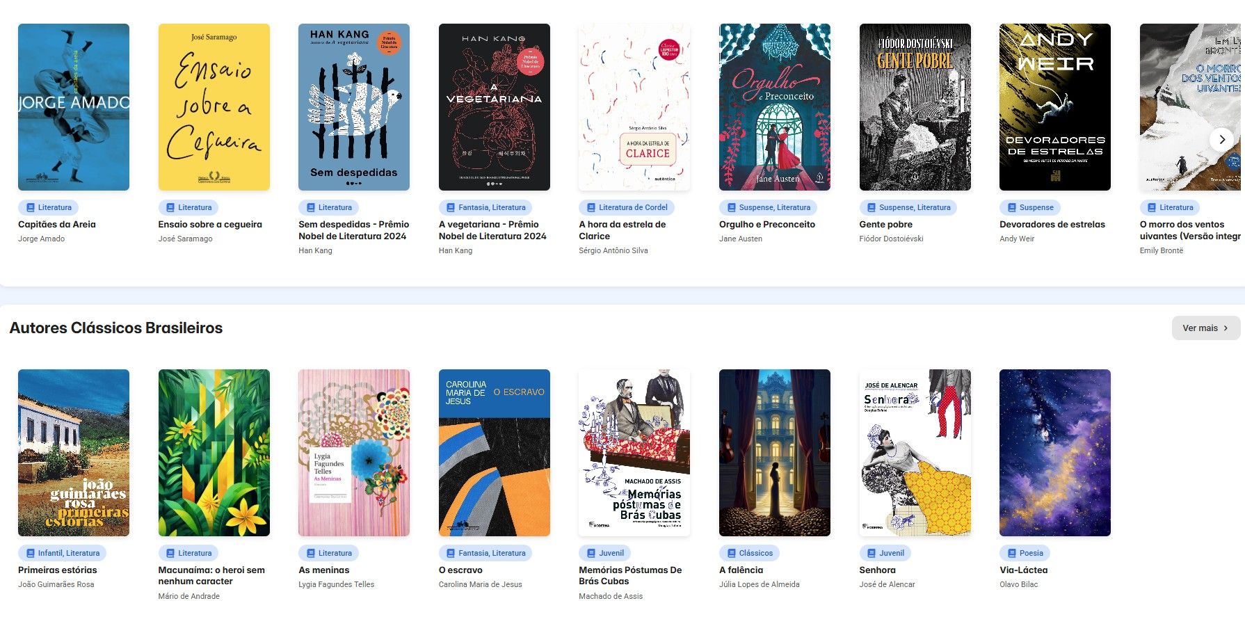 MEC Livros, biblioteca digital pública e gratuita, facilita acesso a livros para toda a população. Reprodução: G1