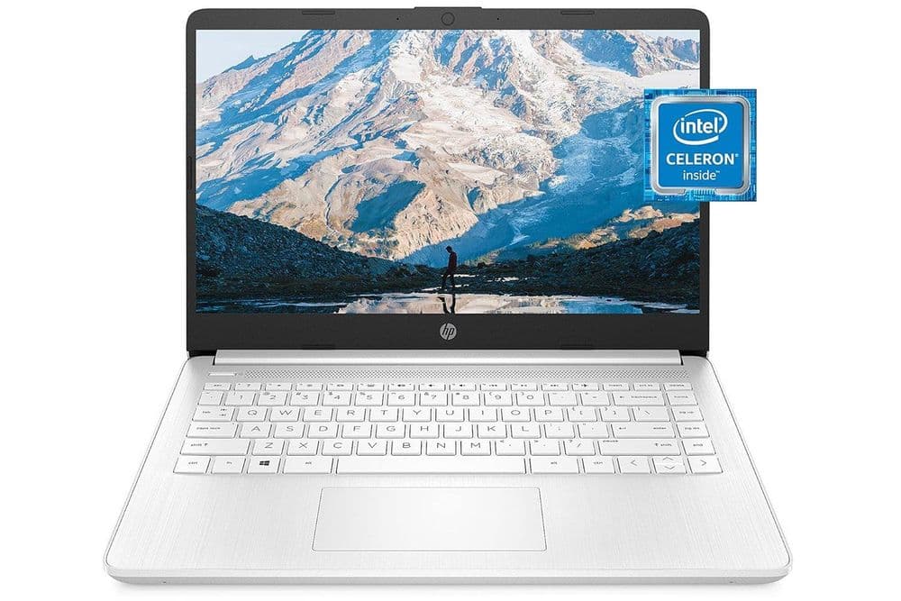 Novo laptop HP 14 com processador Celeron promete alta performance a um preço acessível. Legenda da imagem. Reprodução: Gizmodo