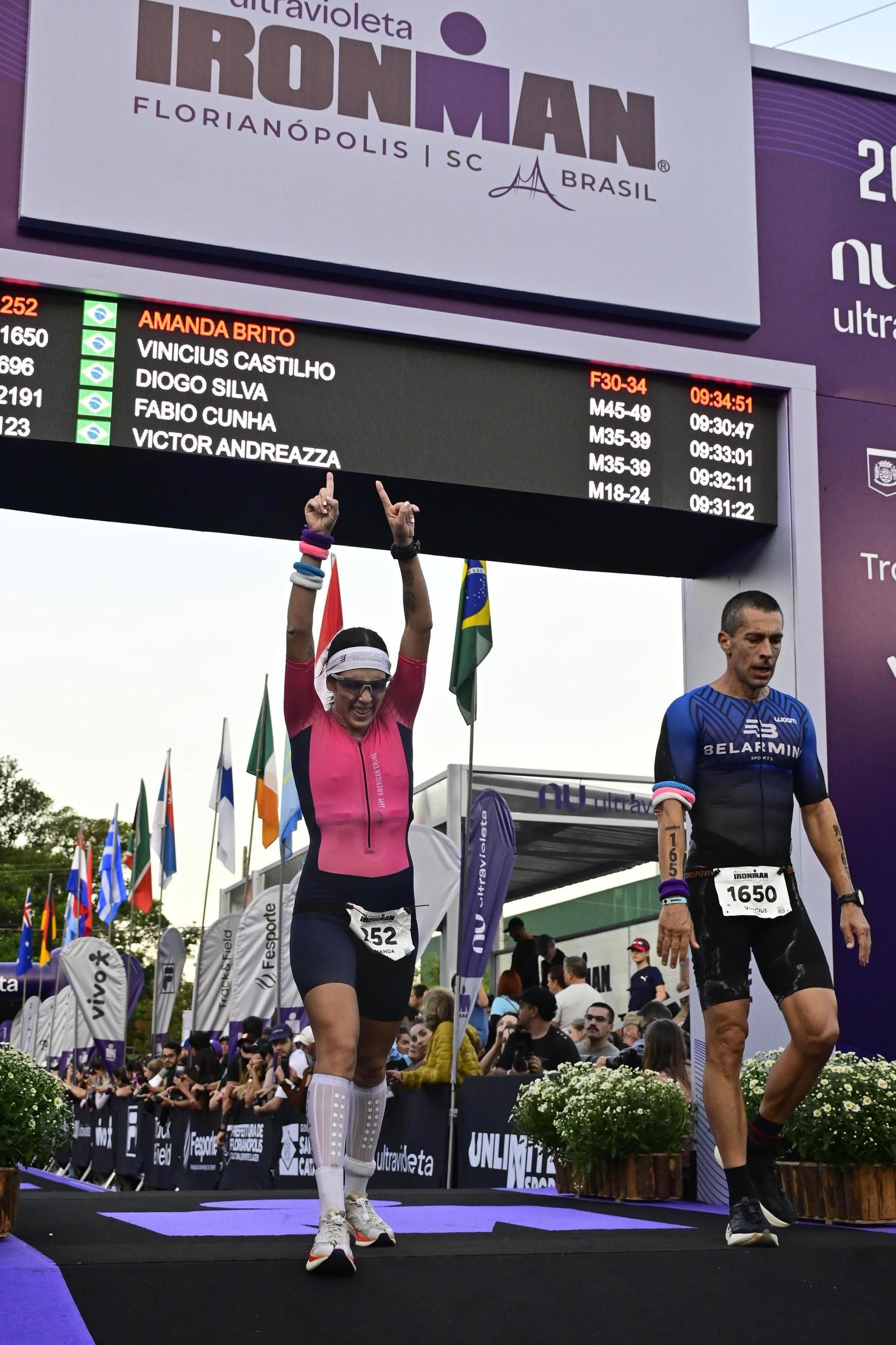 Com tempo de 9h34, Amanda Brito alcança feito inédito no Ironman