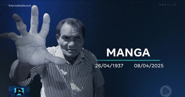 Manga, ícone do futebol brasileiro, faleceu aos 87 anos no Rio de Janeiro. Reprodução: R7