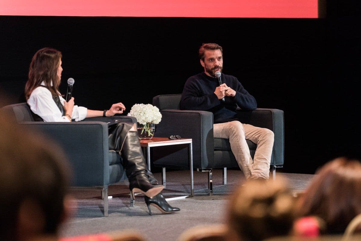 Ryan discute as novas tarifas de Donald Trump em evento na Califórnia. Reprodução: TechCrunch