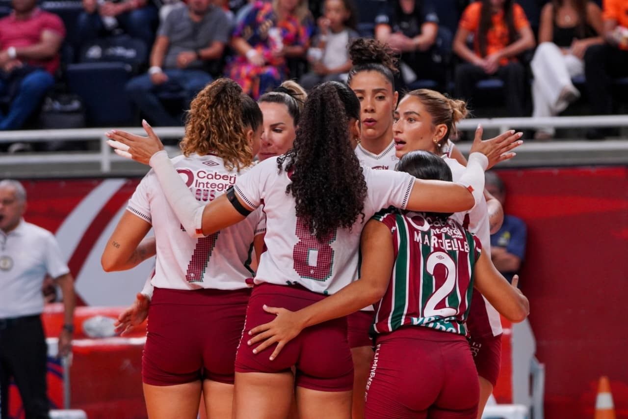 Fluminense supera Osasco fora de casa pela Superliga Feminina. Reprodução: Ge