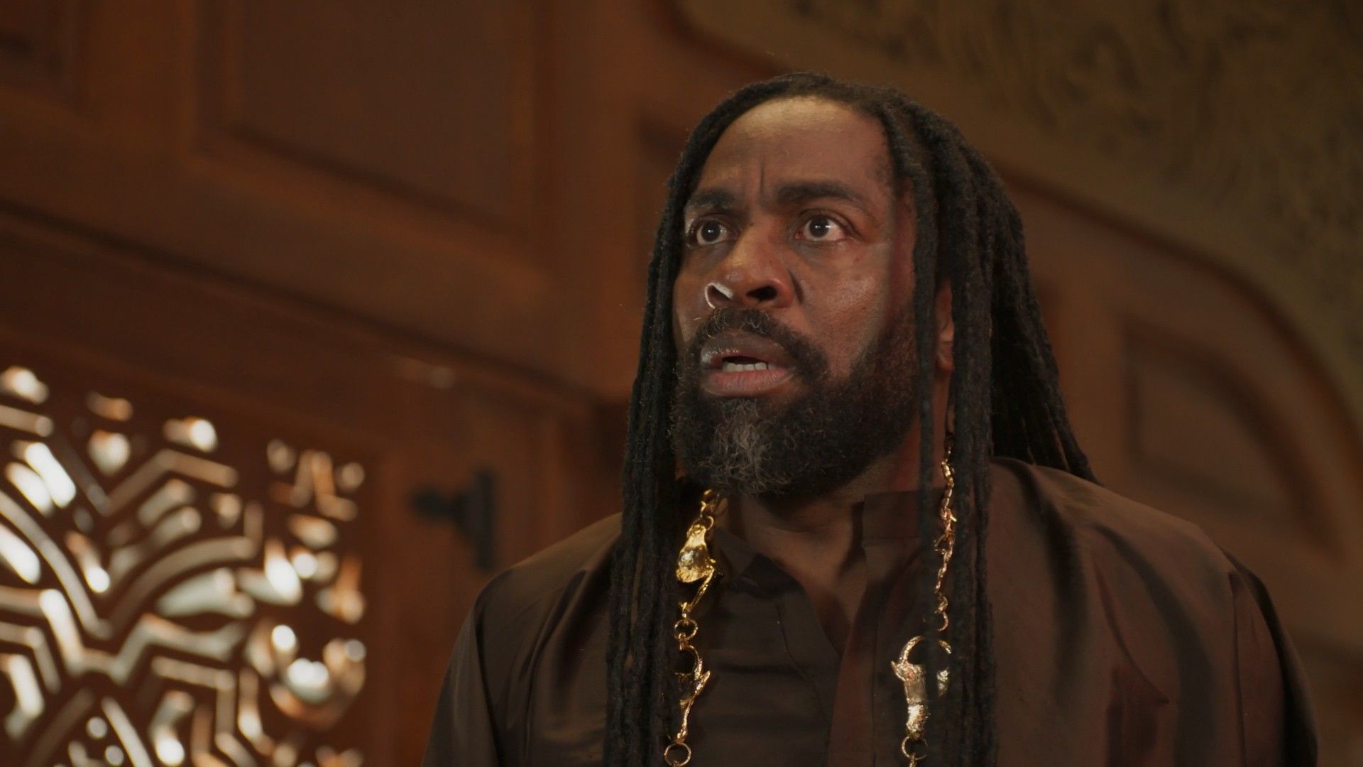 Jendal aumenta o preço por Alika; a princesa descobre que corre risco. Reprodução: Gshow