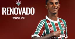 Fluminense renova contrato do jovem Wallace Davi até 2029
