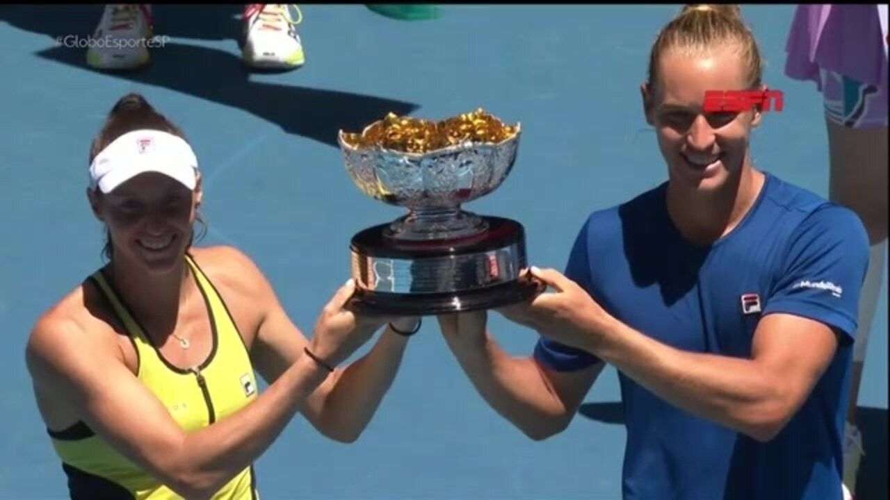 [Dupla brasileira avança às quartas de final do Australian Open]. Reprodução: Ge