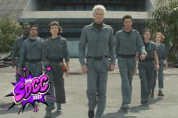 Elenco de 'Alien: Earth' apresenta novidades no evento para fãs. Reprodução: Gizmodo