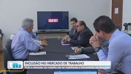 Reunião aborda contratação de PCDs e reabilitados para projeto em Sorocaba. Reprodução: Globo