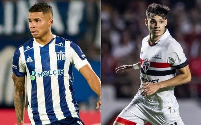 Jogadores argentinos Miguel Navarro e Damián Bobadilla se manifestam contra preconceito no futebol. Legenda da imagem. Reprodução: iG