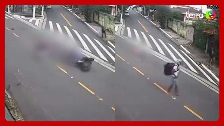Idoso atropelado por motoqueiro empinando veículo em SP