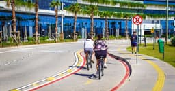 Programa apoia ciclistas na Orla do Guaíba