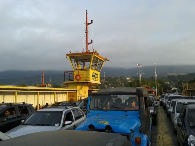 Balsa no litoral norte de SP terá dragagem para recuperar a profundidade de atracação. Legenda da imagem. Reprodução: Retorno do item 11