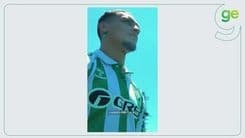 Antony dá adeus ao Betis e se declara a torcedores: 'Com vocês, voltei a sorrir'. Reprodução: Globo
