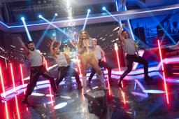 Melody durante sua apresentação no programa 'El hormiguero', que alcançou alta audiência. Reprodução: El País