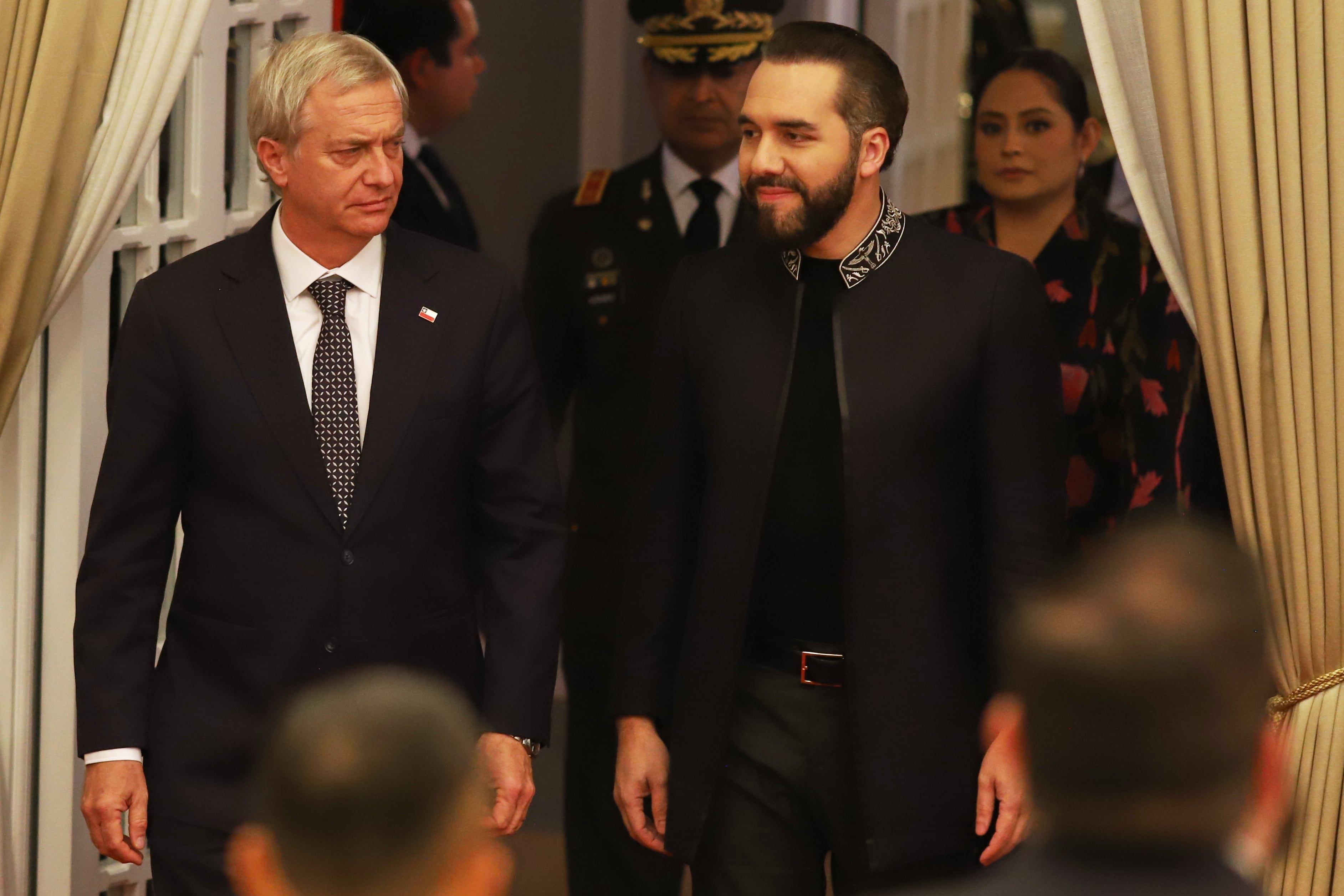 Kast pede colaboração a Bukele para melhorar o sistema penitenciário.. Reprodução: Elpais