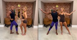 Carlinhos Salgueiro detalha aulas de samba em Virginia com foco mental.. Reprodução: Gshow