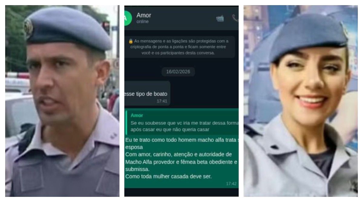 Tenente-coronel acusado de matar PM, que se dizia 'macho alfa'.. Reprodução: G1