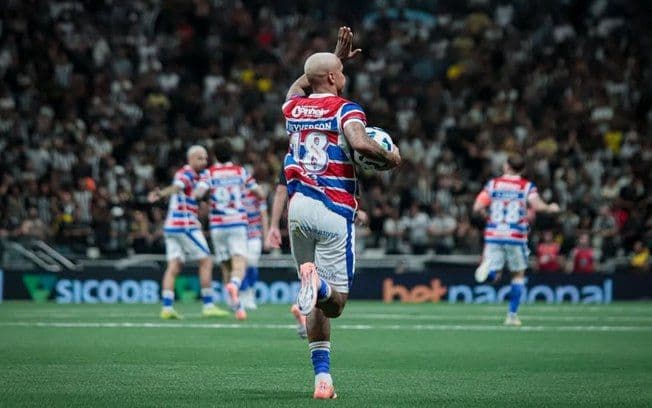 Deyverson faz hat-trick e Atlético-MG e Fortaleza empatam. Reprodução: Retorno do item 11