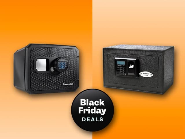 Cofres Viking e SentrySafe em promoção de Black Friday. Reprodução: Business Insider