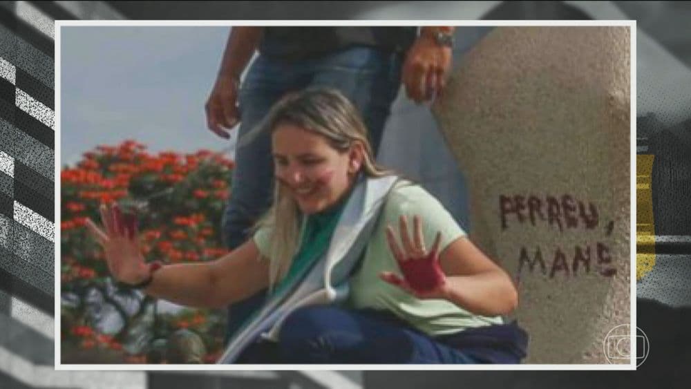 Ministros do STF discutem pena para Débora em julgamento de crimes contra patrimônio. Reprodução: Globo