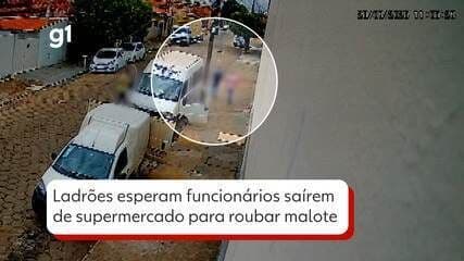 Suspeito de roubo de malote é preso em Monte Alto, também investigado por tráfico e contrabando. Reprodução: Globo