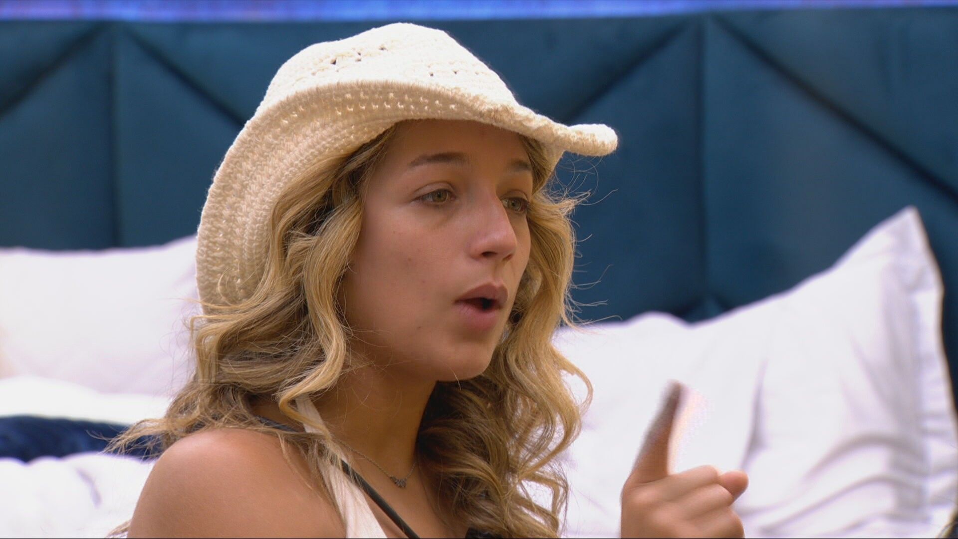 Samira se irrita com Marciele durante discussão no BBB 26.. Reprodução: Gshow