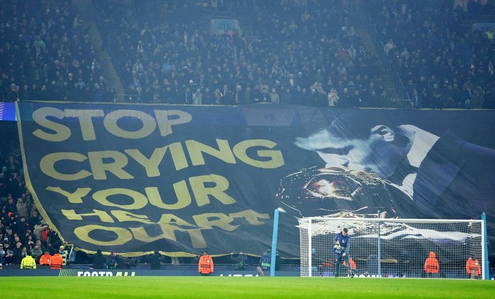 Torcedores do Manchester City provocam Vini Jr antes de jogo