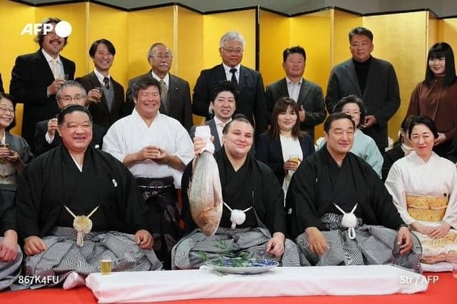 Refugiado ucraniano conquista topo do sumô em tempo recorde. Reprodução: Fonte Desconhecida