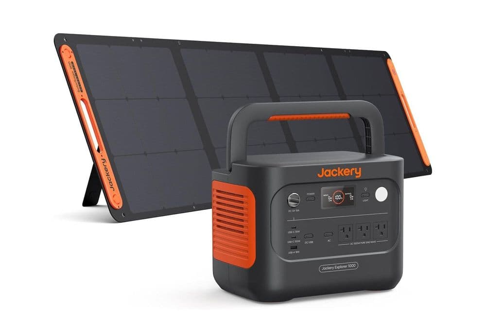 Transforme sua experiência de acampamento com o gerador solar Jackery, agora praticamente pela metade do preço. Reprodução: Gizmodo