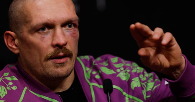 Oleksandr Usyk e Daniel Dubois em negociações para luta de unificação pelo título. Reprodução: Reuters