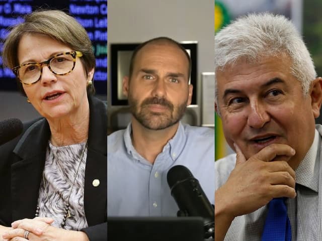 Senadores Tereza Cristina e Marcos Pontes são criticados por viagem aos EUA em negociação de tarifas com Trump.; Reprodução: O Globo