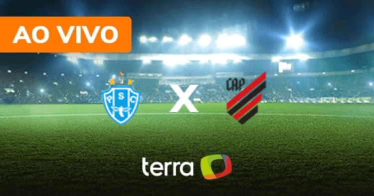 Confronto entre Paysandu e Athletico-PR na Série B do Brasileiro. Reprodução: Terra