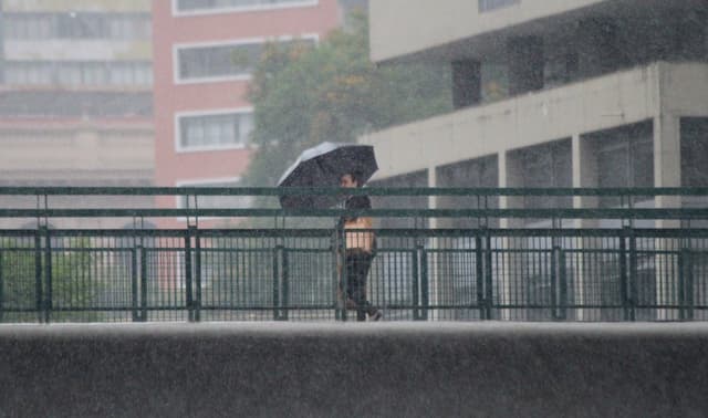 Tempo frio e chuvoso em São Paulo. Inmet emite alerta laranja de chuvas intensas. Reprodução: Retorno do item 11