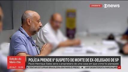 Polícia prende 9º suspeito da morte do ex-delegado Ruy Ferraz em SP. Legenda da imagem. Reprodução: Retorno do item 11