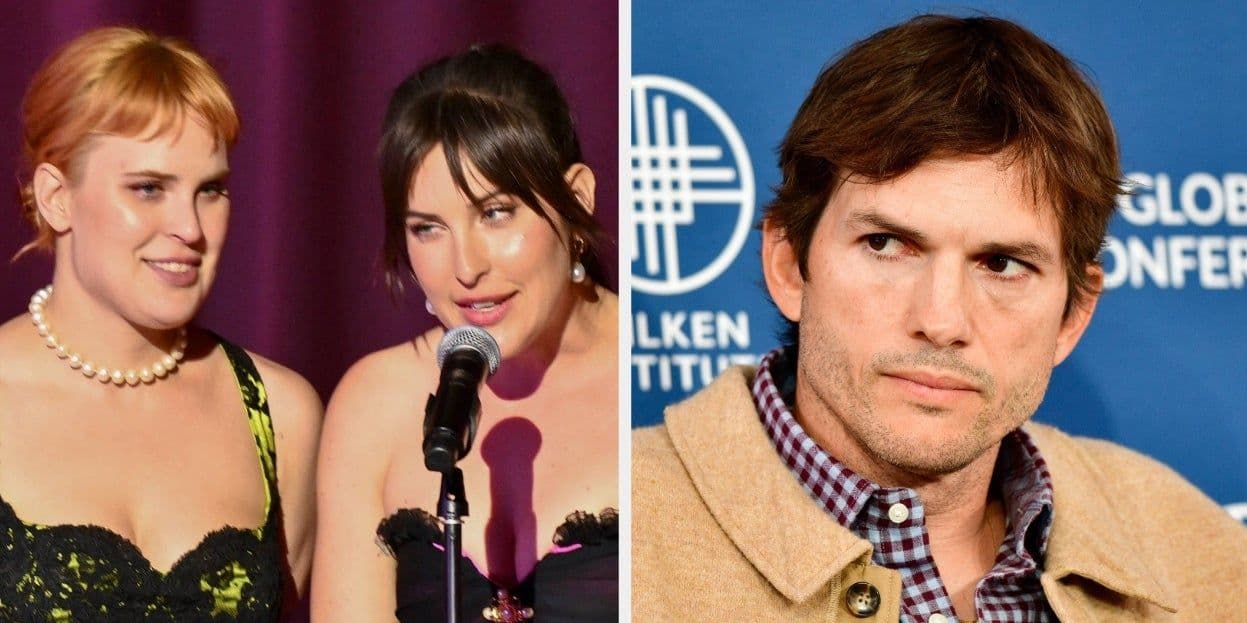 Ashton Kutcher fala sobre sua relação com as filhas de Demi Moore. Reprodução: BuzzFeed