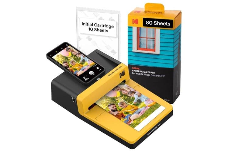 Impressora Kodak permite impressão direta de fotos do celular. Reprodução: Gizmodo.